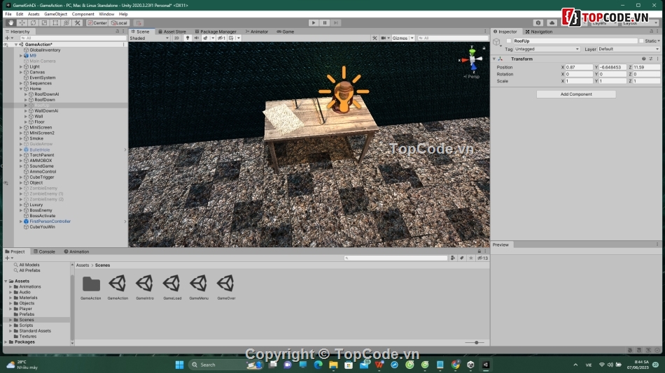 Unity Game,Game Unity,Game Unity3D,Báo cáo đồ án Game,Game Unity 3D,First Person Shooter