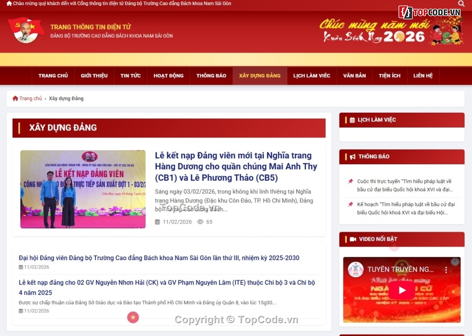 giao diện tổ chức dảng,đảng bộ,webbsite đảng,themes wordpress,themes công tác đảng