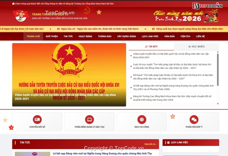 giao diện tổ chức dảng,đảng bộ,webbsite đảng,themes wordpress,themes công tác đảng