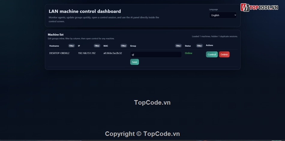 AI,tool hỗ trợ,IT support,điều khiển từ xa,python