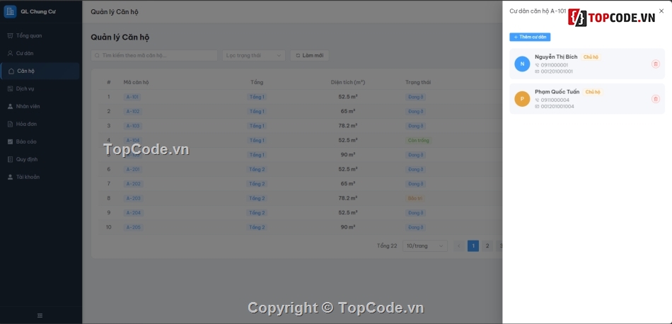 SQL,vuejs,Node.js,Express,Hệ Thống Quản Lý