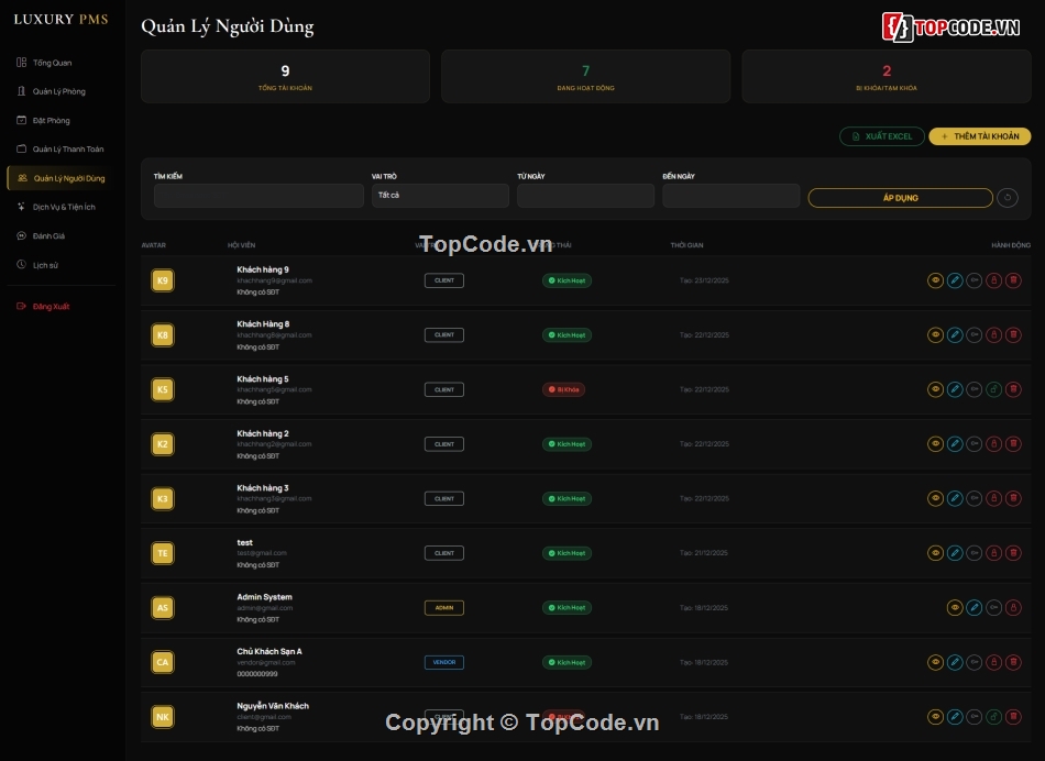 Quản Lý Khác Sạn,hotel booking,hotel manager system,hotel management,quan ly khach san,online hotel booking