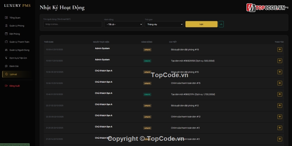Quản Lý Khác Sạn,hotel booking,hotel manager system,hotel management,quan ly khach san,online hotel booking