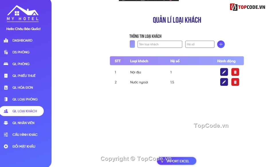 quản lý,Hệ thống quản lý,Hệ thống khách sạn