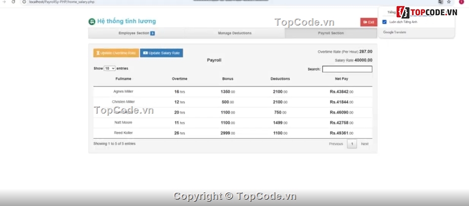 Hệ thống hố sơ,tính lương,tính,lương