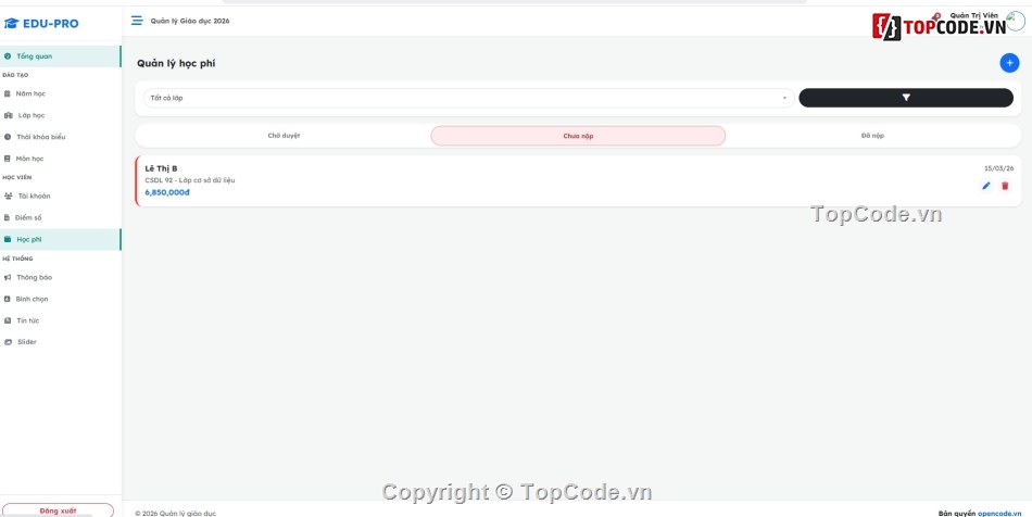 quản lý,Hệ thống quản lý,mới nhất