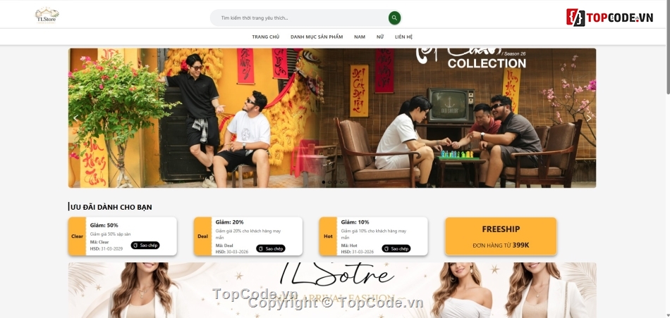 Website Hệ Thống Bán Hàng,web bán đồ thời trang full báo cáo,đồ án web bán đồ thời trang java spring,Đồ án tốt nghiệp thương mại điện tử java