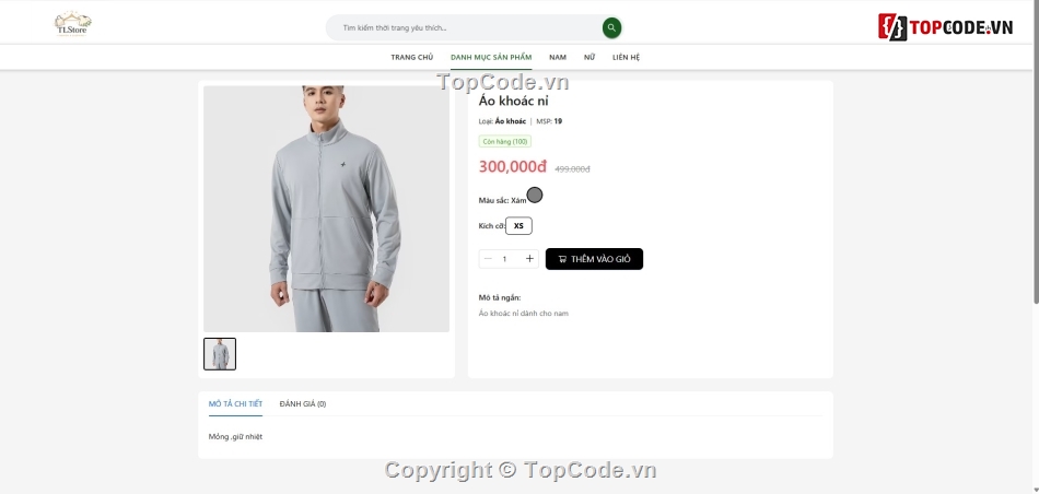 Website Hệ Thống Bán Hàng,web bán đồ thời trang full báo cáo,đồ án web bán đồ thời trang java spring,Đồ án tốt nghiệp thương mại điện tử java