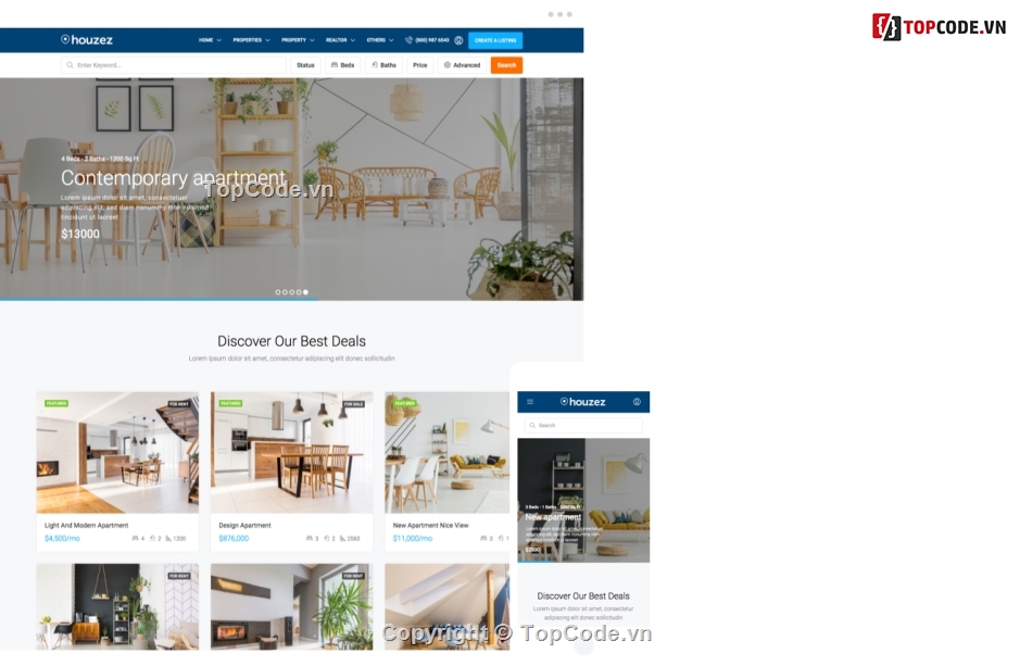 Real Estate,WordPress Theme download,Houzez Real Estate,The Core Theme Review,Houzez