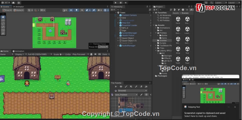 Learn to Create An RPG game,game unity,game,unity