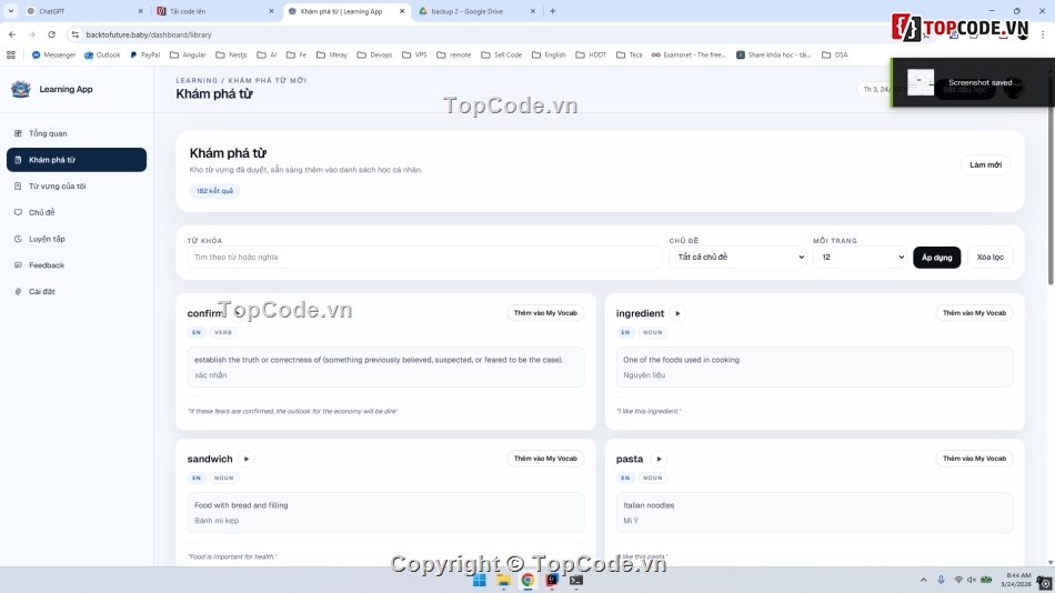 java,nextjs,springboot,learning english