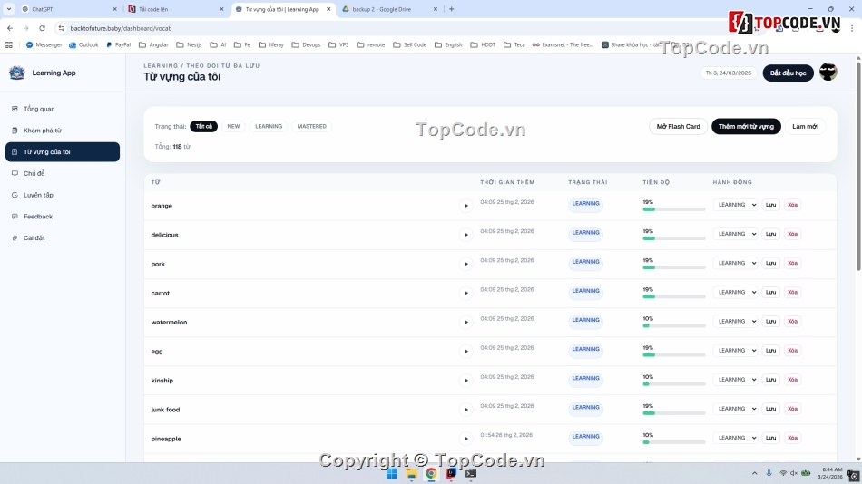 java,nextjs,springboot,learning english