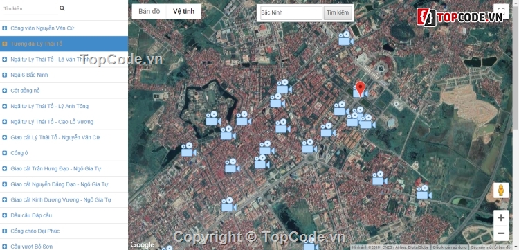 Quản lý camare trên google map,google map,tìm kiếm camara trên bản đồ,xem camara trên bản đồ,hiển thị camara trên bản đồ.,code bản đồ