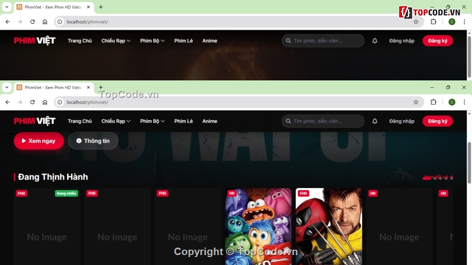code web phim,web phim,web phim php