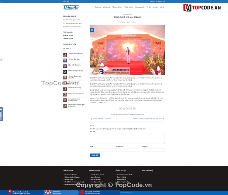 website tổ chức sự kiện,website công ty sự kiện,website giới thiệu dịch vụ công ty,website giới thiệu công ty sự kiện,code web wordpress công ty sự kiện