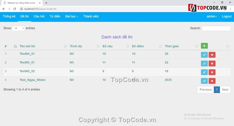 web học tiếng nhật trực tuyến,Web học tiếng nhật,code web học tiếng nhật,code web học tiếng nhật MVC