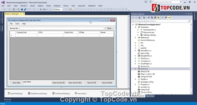 đọc ghi file pdf,in mã vạch,mã vạch kê khai Hải quan,Phần mềm in mã vạch,in mã vạch bảng kê khai