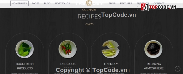 website nhà hàng,website lương thực,website giới thiệu,website wordpress chuẩn seo
