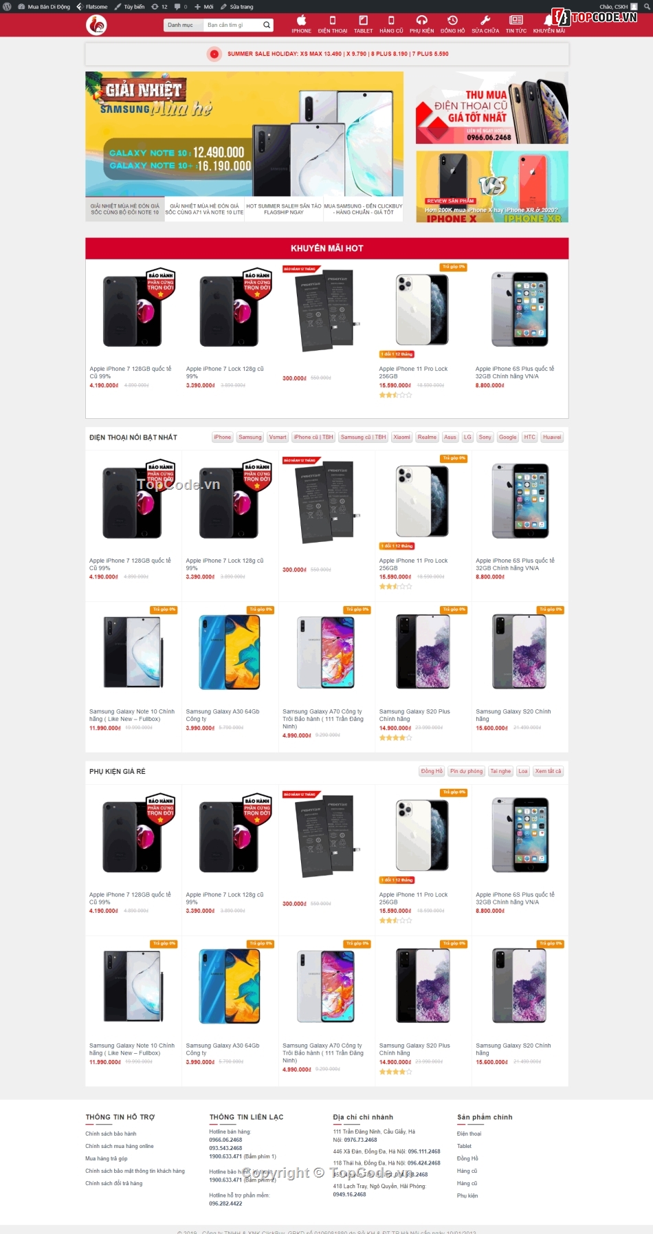 web thế giới di động,Code web camera,Code web thiết bị số,website bán thiết bị số