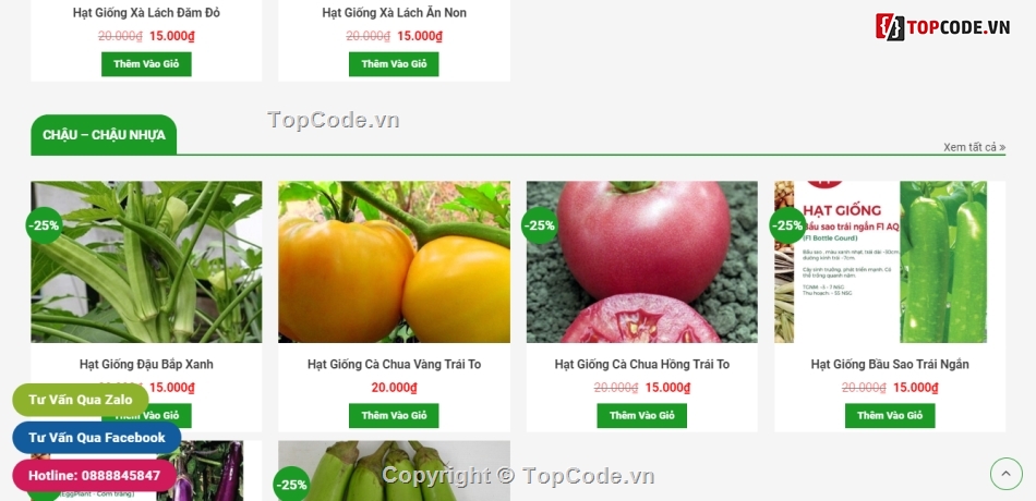 code web ẩm thực,code bán hàng thực phẩm,code web siêu thị,web bán hạt giống,website cây giống