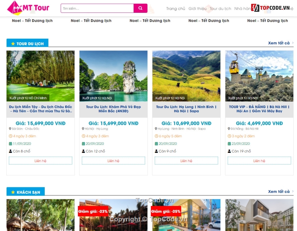 Theme Flatsome,web tour  du lịch,Mẫu web du lịch,website du lịch,sharecode website du lịch