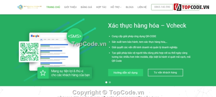 website phầm mềm check mã,xác thực hàng hóa,team chống hàng giả,web giới thiệu sản phẩm