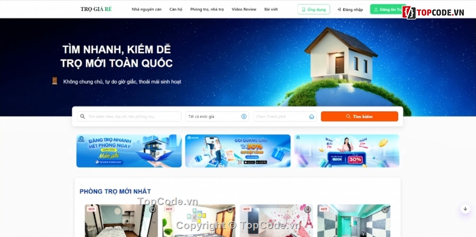 Chat realtime socket,reactjs,web cho thuê trọ