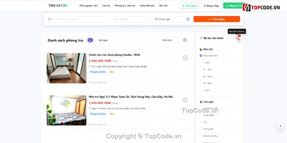 Chat realtime socket,reactjs,web cho thuê trọ