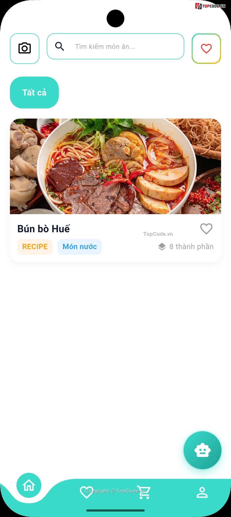 App Dạy Nấu Ăn,Android,Flutter