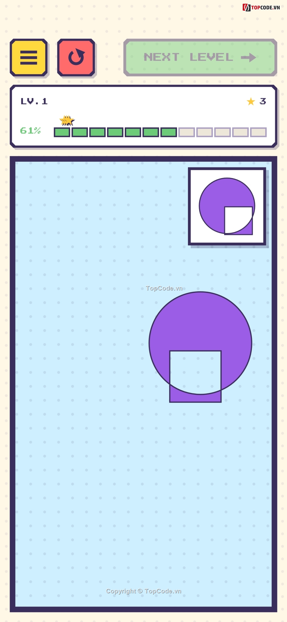 source game android,kotlin,jetpack compose,admob,game giải đố,xor puzzle