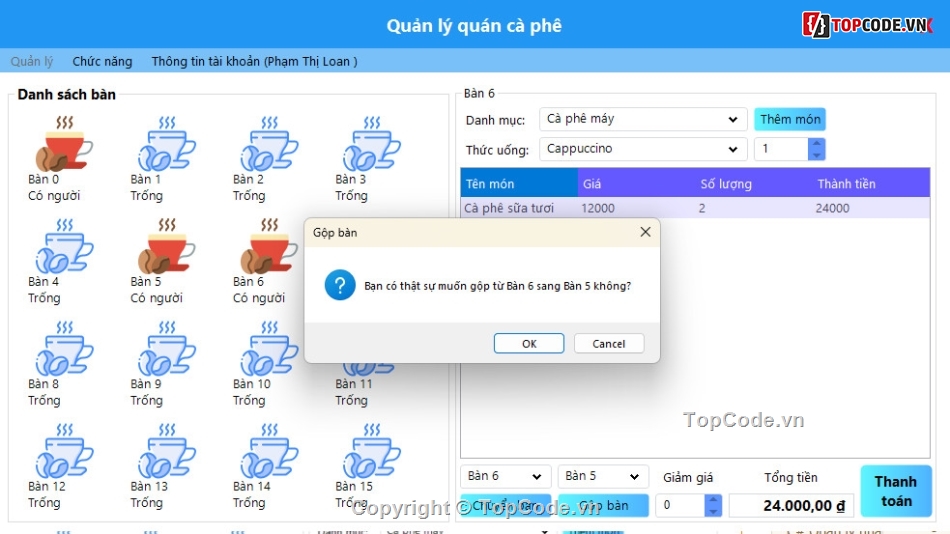 Code đồ án quản lý Coffee,Code đồ án quản lý cafe,Code C# đồ án quản lý,full code quản lý coffe,Code đồ án,đồ án quản lý coffe