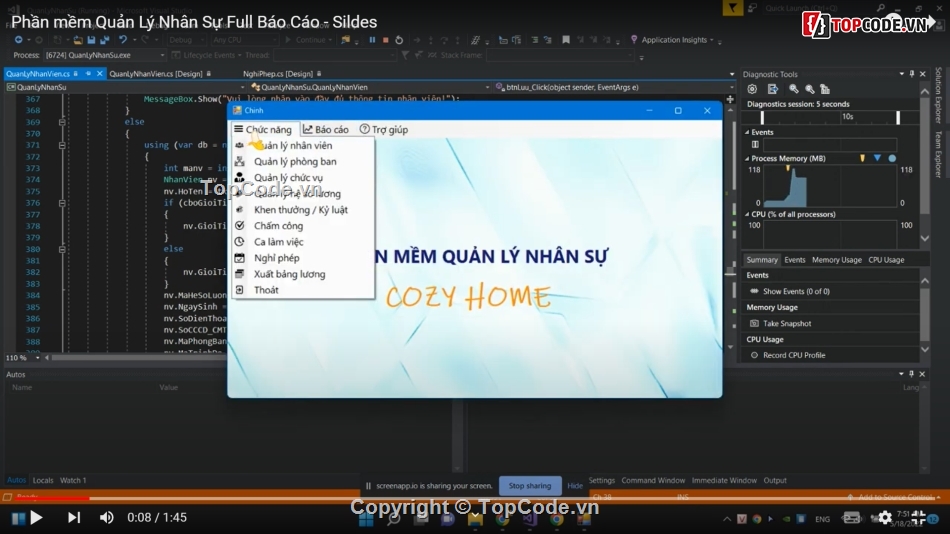 Full code Quản lý Nhân Sự,Phần mềm Quản lý,Code Quản Lý Nhân Sự,Sharecode Quản Lý Nhân Sự,Topcode Quản Lý Nhân Sự