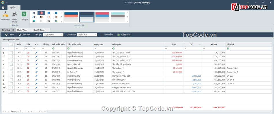 Phần mềm quản lý nhân sự HRM Thu Chi Quỹ Full CSDL,Phần mềm quản lý nhân sự Full CSDL,Phần mềm quản lý thu chi quỹ Full CSDL,Phần mềm HRM Full CSDL