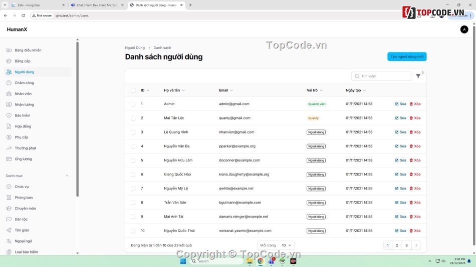 code quản lý nhân sự,Đồ án quản lý nhân sự,full code,full báo cáo,đồ án quản lý nhân sự mvc,website quản lý nhân sự