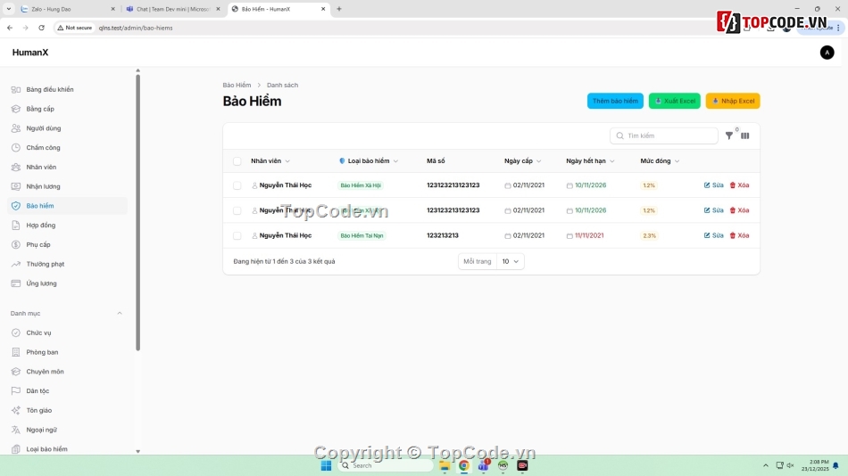 code quản lý nhân sự,Đồ án quản lý nhân sự,full code,full báo cáo,đồ án quản lý nhân sự mvc,website quản lý nhân sự