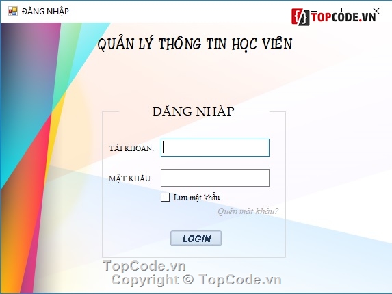 Quản lý thông tin học viên,Quản lý sinh viên,quản lý thông tin,Quản lý điểm