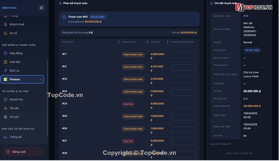 quản lý,Phần mềm quản lý nhà trọ,quản lý nhà trọ,nhà trọ,code quản lý nhà trọ