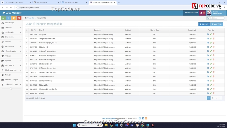 phần mềm giáo dục,Phần mềm quản lý trường học php mysql,Quản lý trường trung học php mysql,Quản lý trường ERP php mysql,Đồ án quản lý trường học