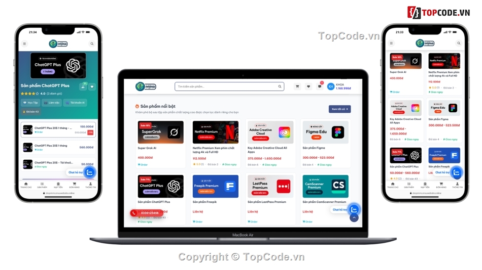 shop mmmo,web bán tài khoản,Phần mềm quản lý tài khoản,website bán tài khoản,website sản phẩm số,sản phẩm số