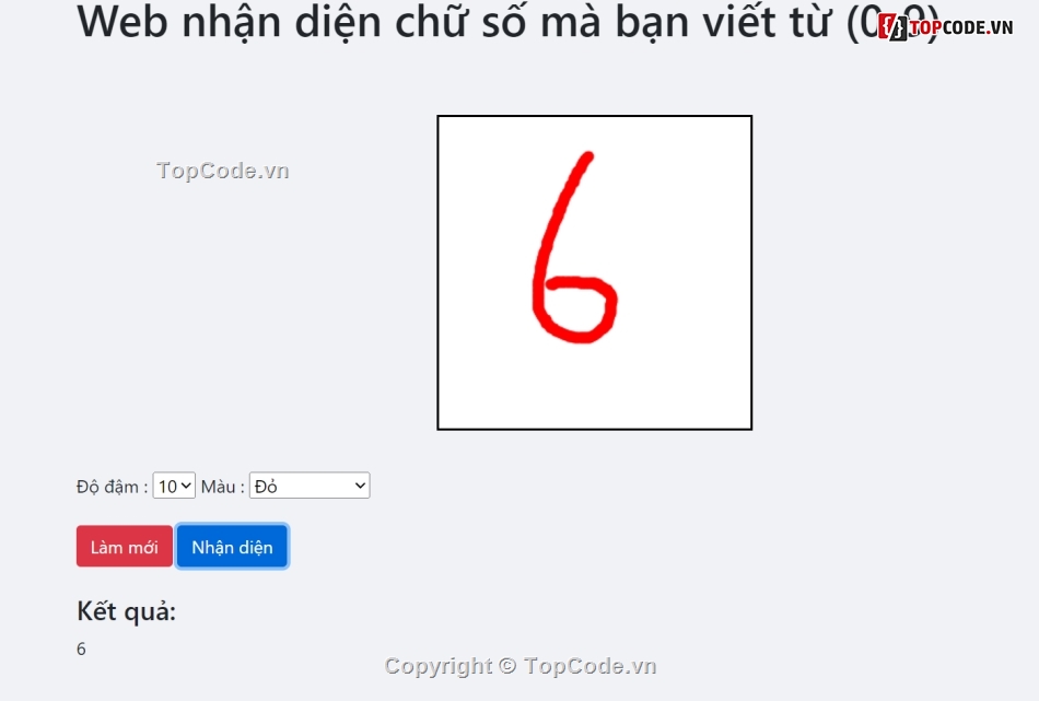 Nhận diện chữ số,full báo cáo,Project