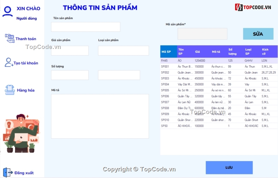bán hàng quần áo,Quản lý bán hàng C#,Quản lý bán quần áo,Quản lý bán hàng quần áo,C# Quản
