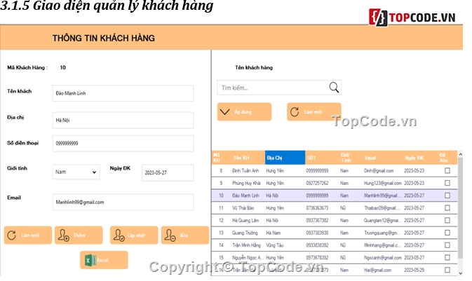 3 lớp,Project Quản Lý Cửa Hàng,C# Quản Lý