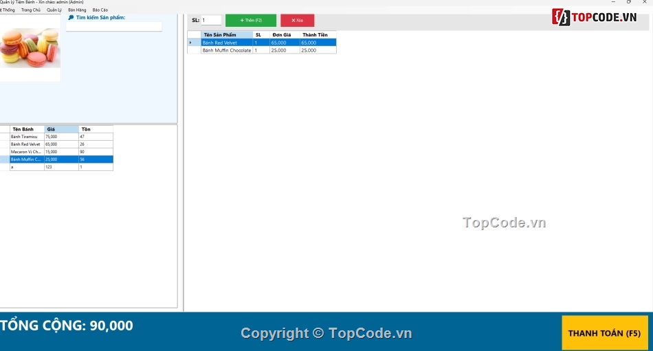 winform,đồ án quản lý cửa hàng bánh,quản lý cửa hàng