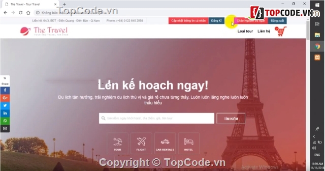 website du lịch,đồ án tốt nghiệp website du lịch php,Quản lý đặt tour du lịch,Website tour du lịch