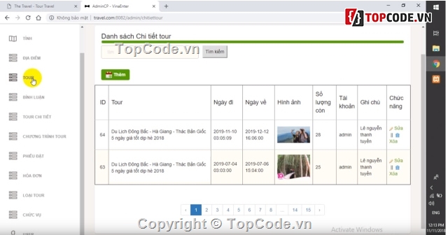 website du lịch,đồ án tốt nghiệp website du lịch php,Quản lý đặt tour du lịch,Website tour du lịch
