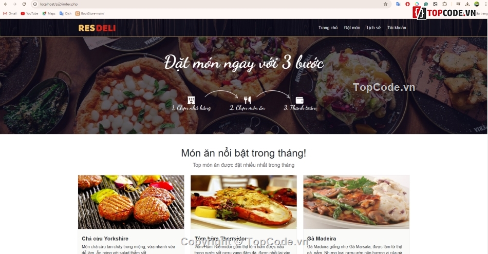 Quản lý nhà hàng,quản lý order,quản lý bán hàng,web quản lý nhà hàng