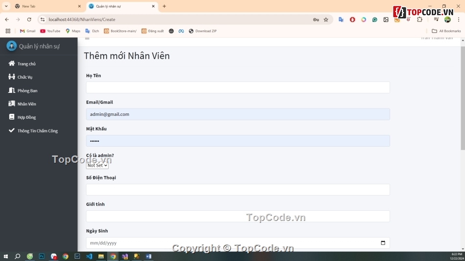 quản lý nhân sự,Quản lý nhân viên,quản lý cá nhân,quản lý,báo cáo