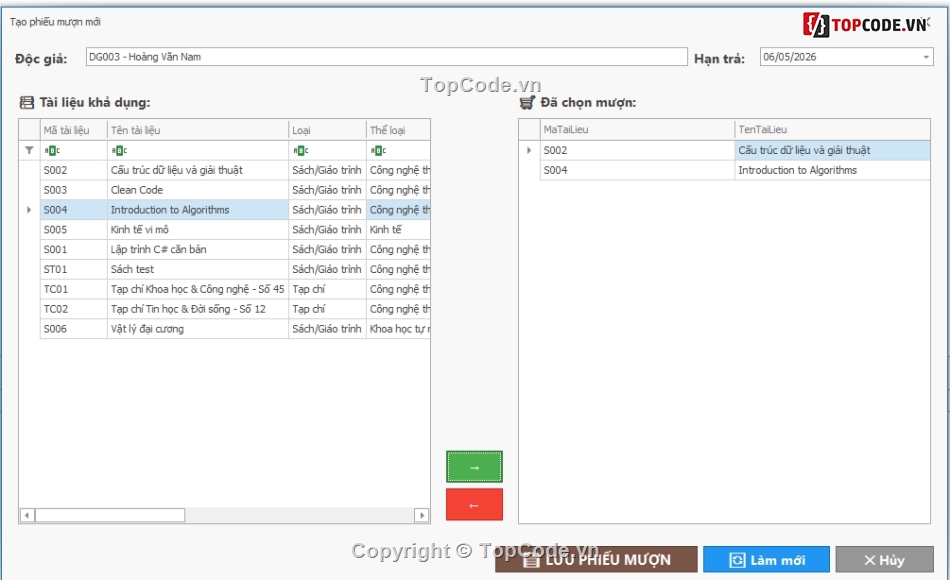 giải pháp quản lý mượn trả sách c# winform,hệ thống quản lý thư viện c# sql server 3 lớp,phần mềm quản lý thư viện c#