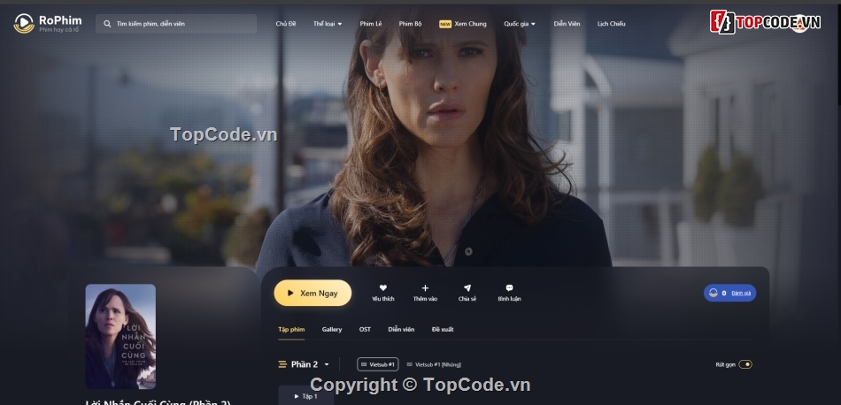 website phim,Laravel,ophim,rophim