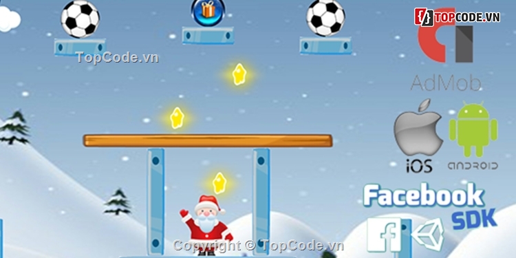 Santas Gift,christmas games,puzzle games,physics games,santa clause